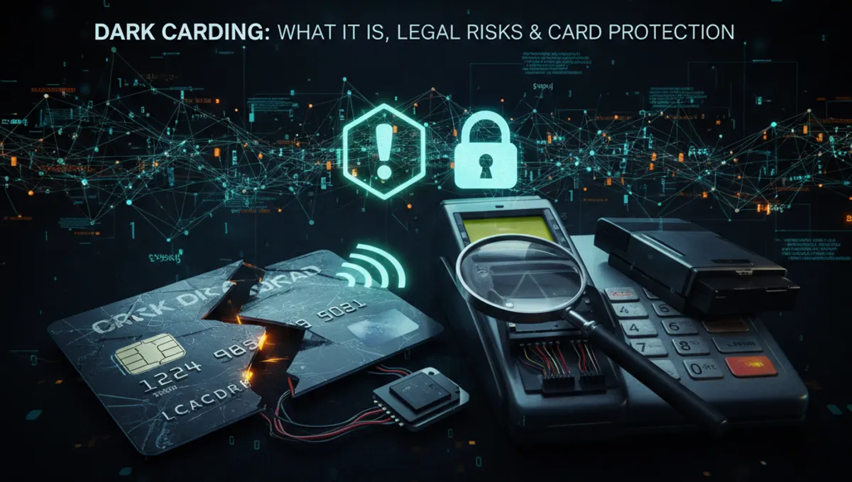 Dark Carding: What It Is, Legal Risks & Card Protection