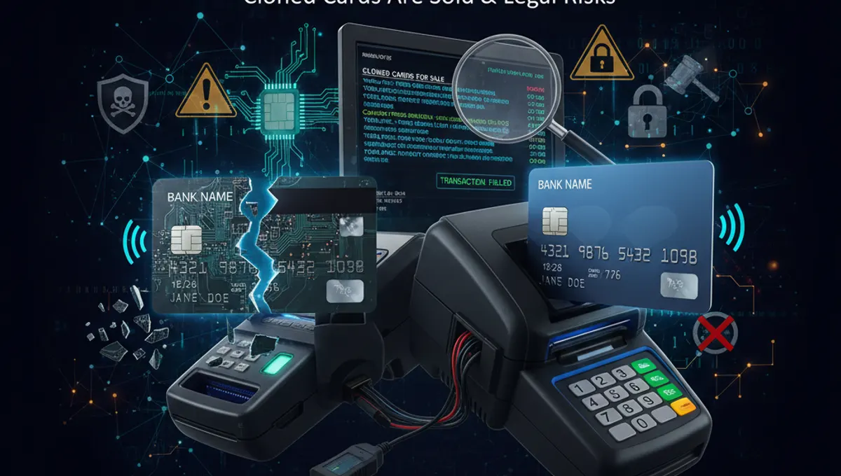 Dark Web Carding: How Cloned Cards Are Sold & Legal Risks