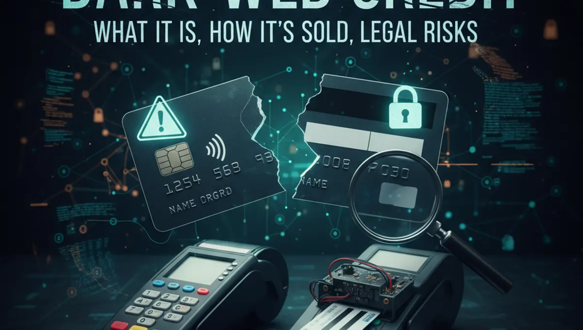 Dark Web Credit: What It Is, How It's Sold, Legal Risks